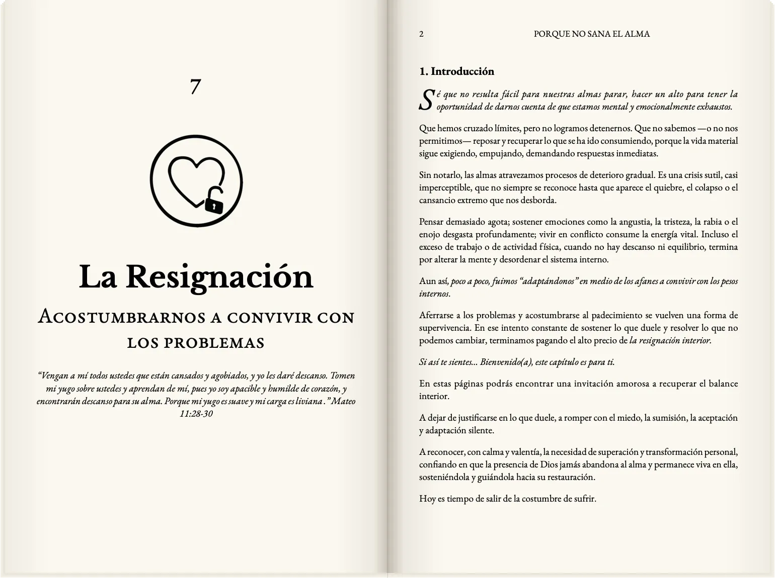 Primeras páginas del capítulo «La resignación»: lee el capítulo gratis